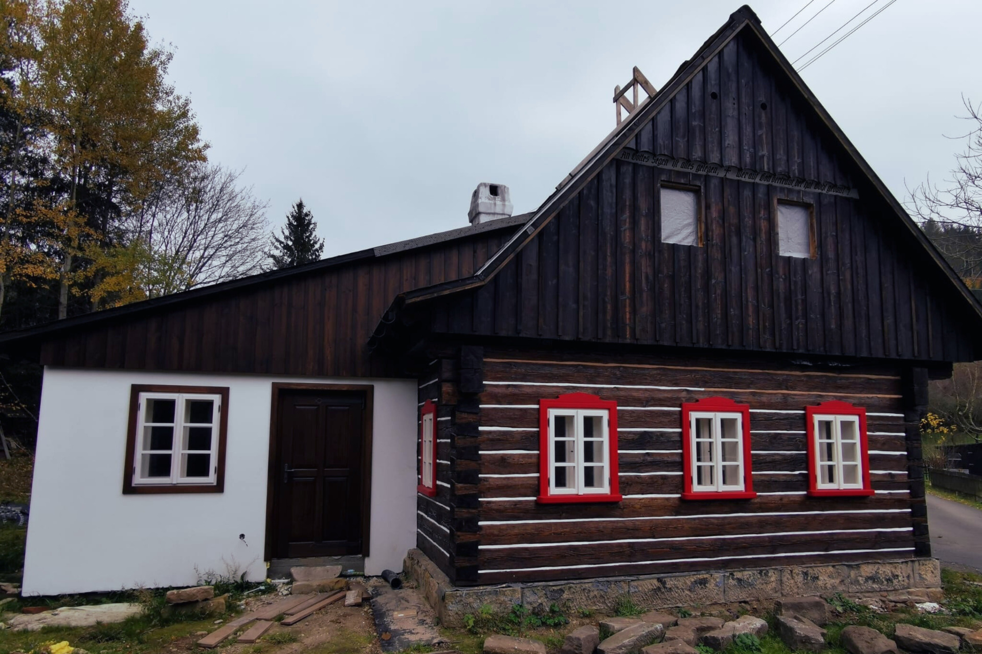 obnova roubenky - radvanice